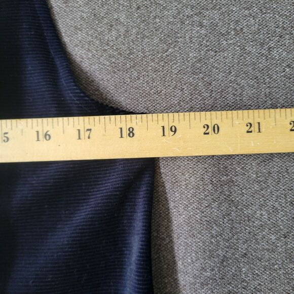 ASOS WHITE Size 4 Blue Corduroy Ankle Crop Jumpsuit 838 - Picture 9 of 11